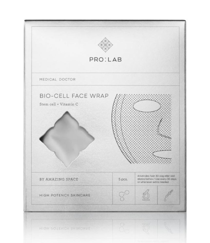 PRO:LAB – BIO-CELL FACE WRAP – STEM CELL + VITAMIN C (5 PCS)