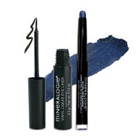 Blue smokey eyes kit - øjenskygge & eyeliner