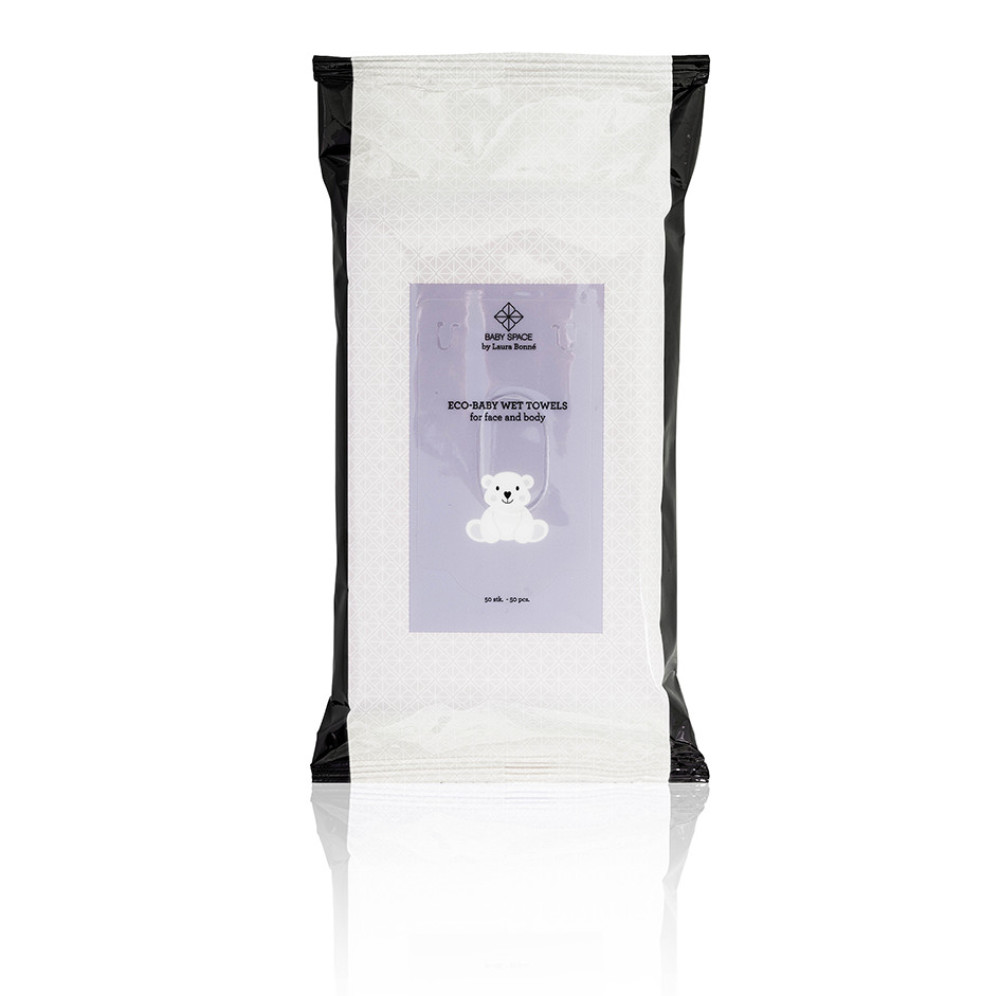 ECO-BABY Wet towels for face and body 50stk